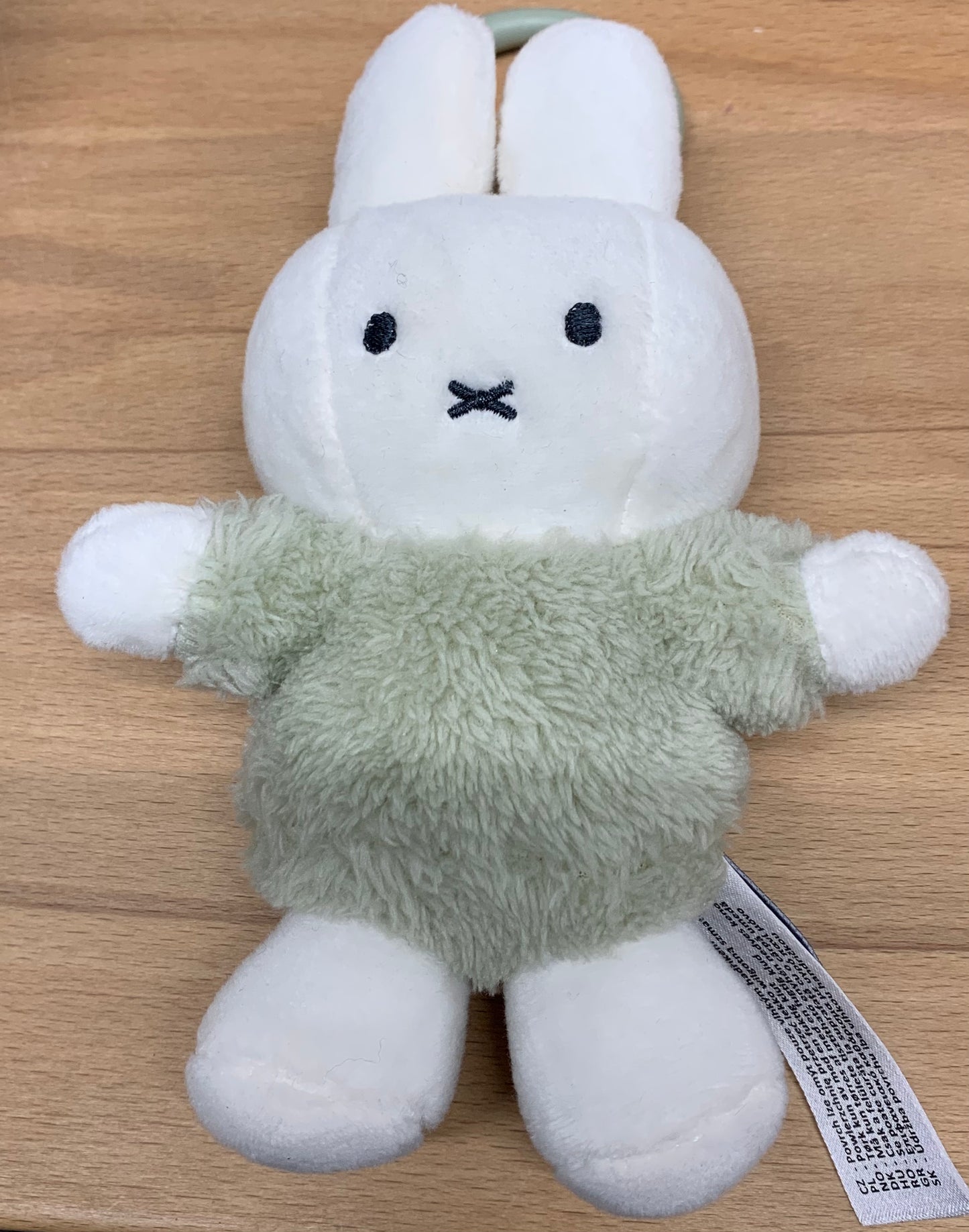 Miffy cuddly toy 35cm Fluffy green - Avaloon Party-Deko-Geschenke