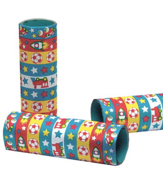 Luftschlangen, 3er, für Jungs - Avaloon Party-Deko-Geschenke