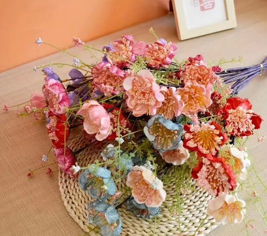 Kunst Blumen Dekoration 6 Stk - Avaloon Party-Deko-Geschenke