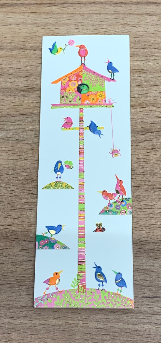 Lesezeichen Vögelhaus mit Vögel - Avaloon Party-Deko-Geschenke