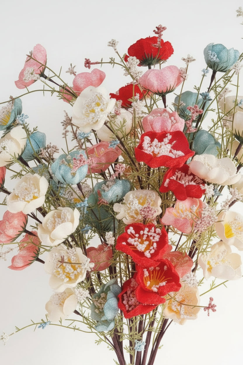 Colorful Spring Flowers 6-Piece Set
