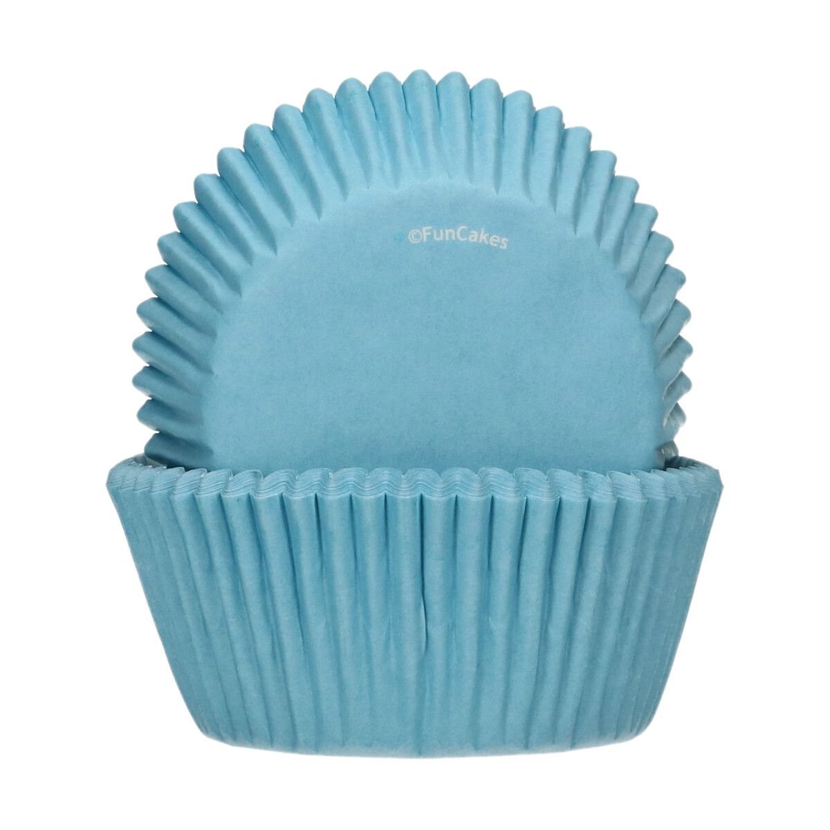 Muffinförmchen Hellblau – FunCakes, 48 Stück