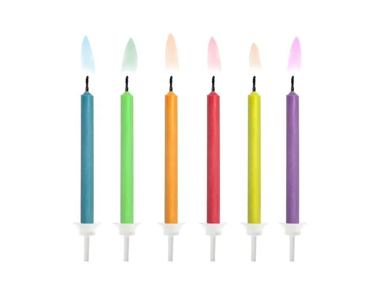 Geburtstagskerzen Bunte Flammen, Mix
