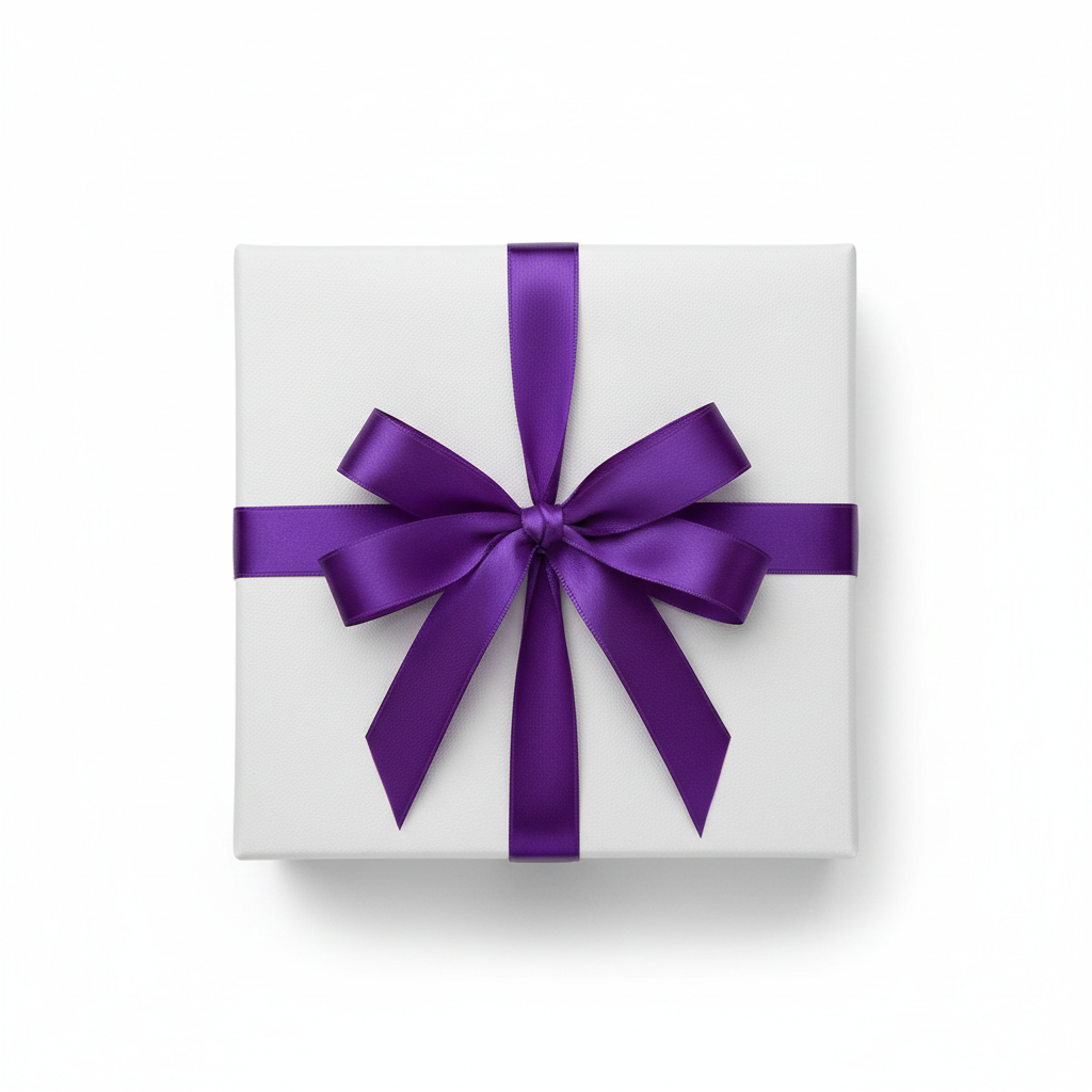Gift Ribbon Double Satin Lilac 25 mm x 3 m