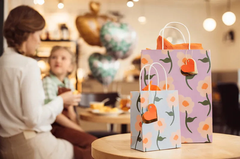 Geschenktüte Blumen, Mix, 10x24x32 cm - Avaloon Party-Deko-Geschenke