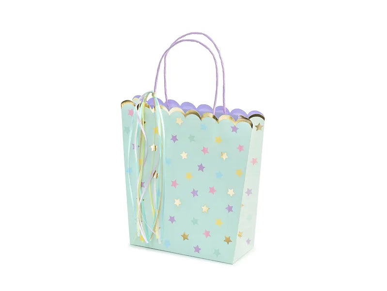 Geschenktüten Sterne, Mix, 22x23x8cm - Avaloon Party-Deko-Geschenke