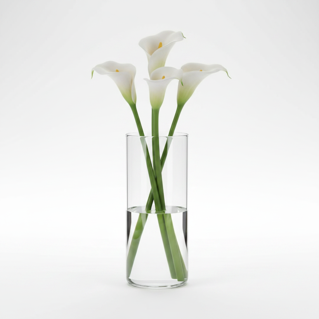 Glass tube for candles