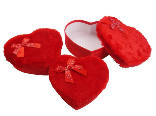 Herzdosen mit Plüsch +Schleife - Avaloon Party-Deko-Geschenke