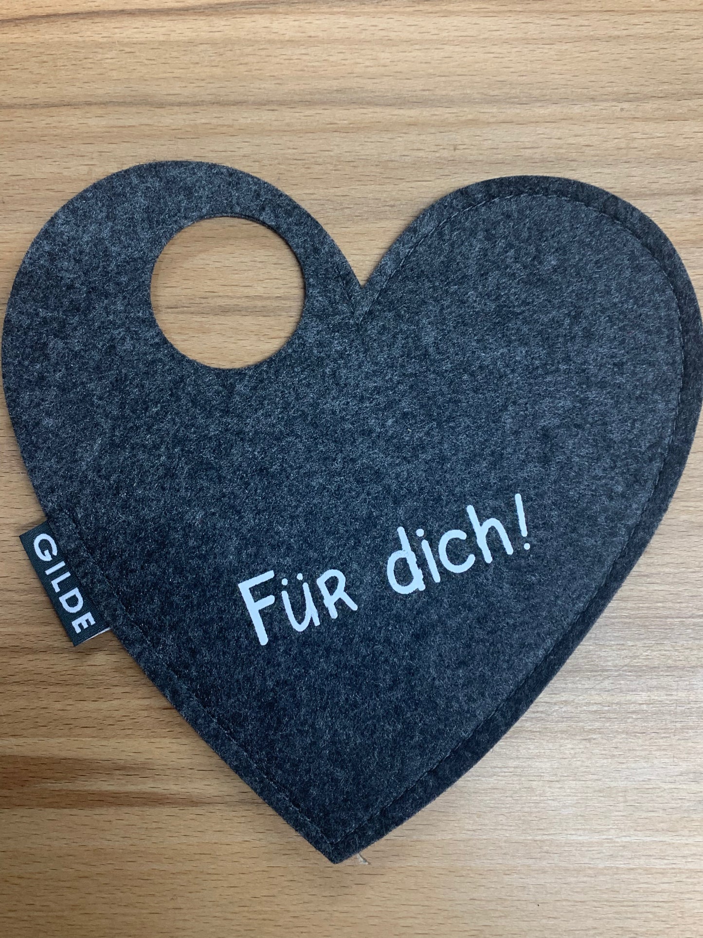 Filz Herz Spruche - Avaloon Party-Deko-Geschenke