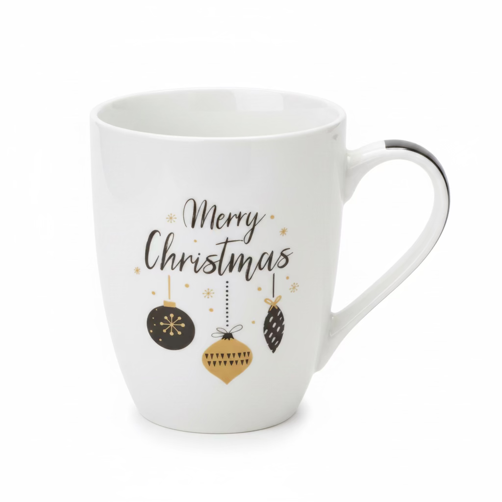 Tasse Merry Christmas mit Glocken - Avaloon Party-Deko-Geschenke