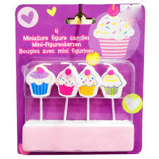 Mini  Cupcake Figurenkerzen - Avaloon Party-Deko-Geschenke