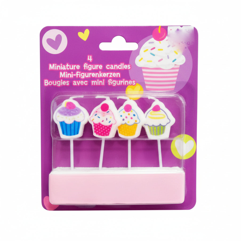 Mini Cupcake Figurenkerzen - Avaloon Party-Deko-Geschenke
