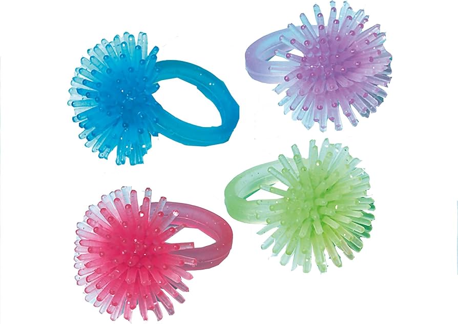 Stachel Ringe Plastik 1.7 x 2.9 cm - Avaloon Party-Deko-Geschenke