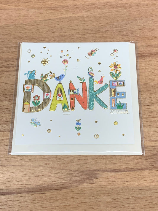 Minikarte Danke - Avaloon Party-Deko-Geschenke