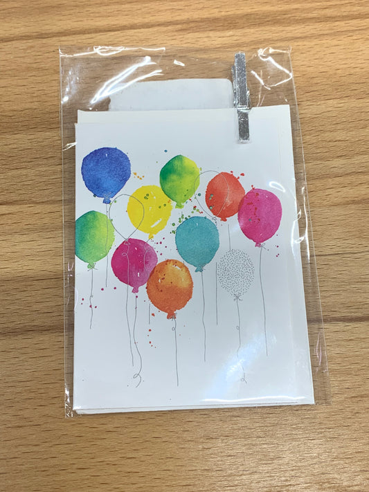 Minikarte Ballons - Avaloon Party-Deko-Geschenke