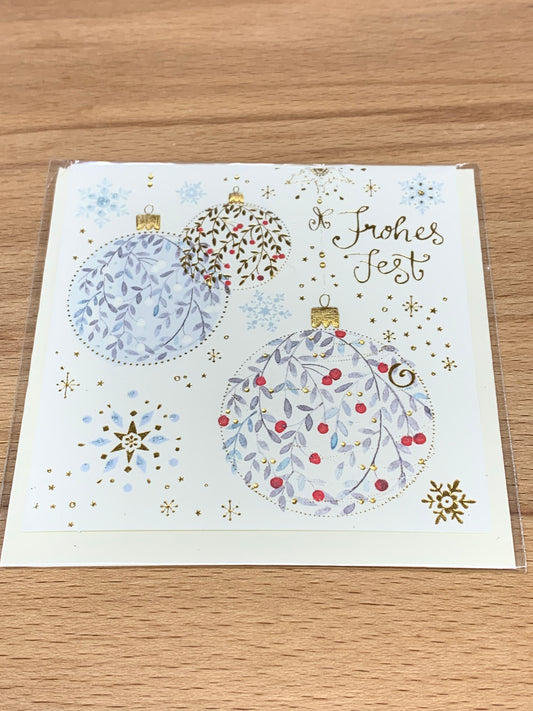 Mini Karte Weihnachts Glocken - Avaloon Party-Deko-Geschenke