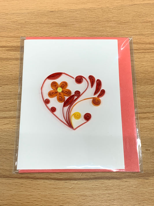 Minikarte Herz - Avaloon Party-Deko-Geschenke