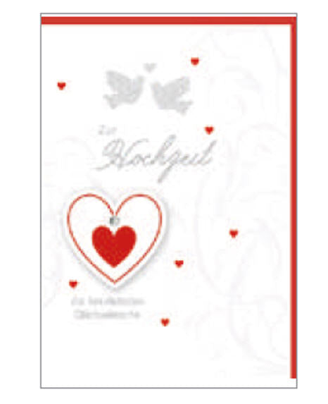 Karte Hochzeit 21x29,7cm - Avaloon Party-Deko-Geschenke