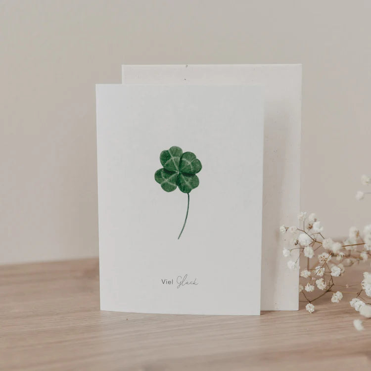 Four-leaf Clover Folding Card