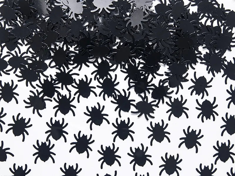 Konfetti Spinnen, schwarz, 15g