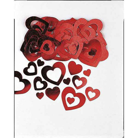 Konfetti ausgestanzte Herzen metallisch 14 g - Avaloon Party-Deko-Geschenke