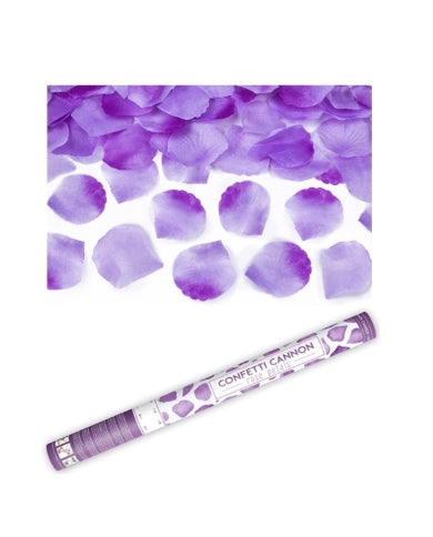 Konfettikanone mit RosenblÀttern, lila - Avaloon Party-Deko-Geschenke