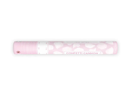 Konfettikanone mit RosenblÀttern, weià - Avaloon Party-Deko-Geschenke