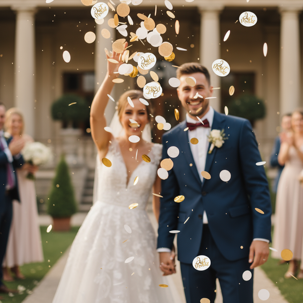 Konfetti mit Ausschnitten Hochzeit 14 g