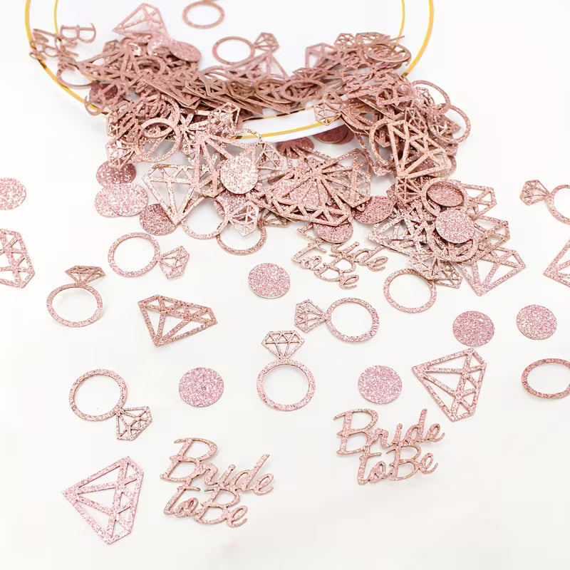 Konfetti Ringe Bride to Be