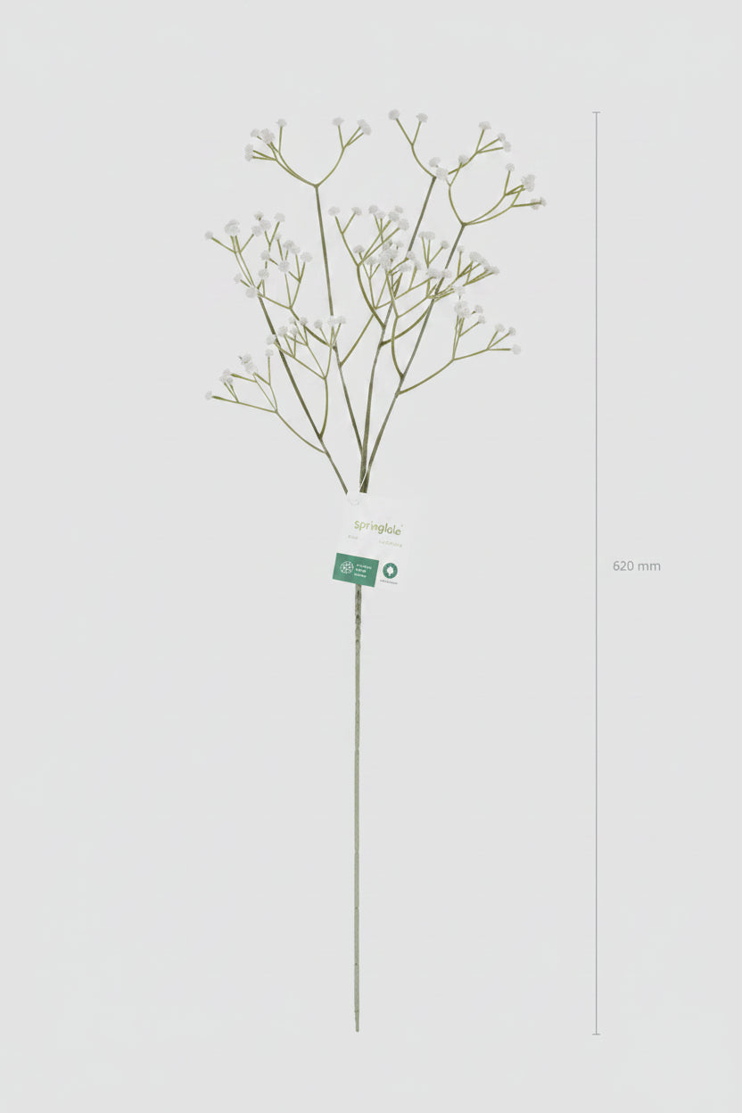 Artificial Flower - Baby's Breath, 62 cm, white