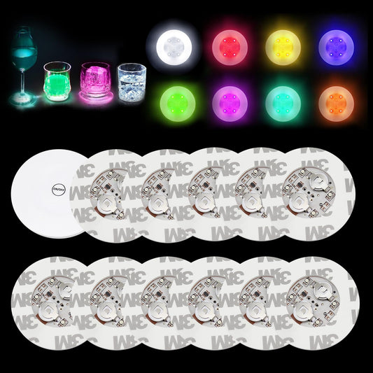 Kunst LED Sticker Farbwechsel 10 Stk - Avaloon Party-Deko-Geschenke