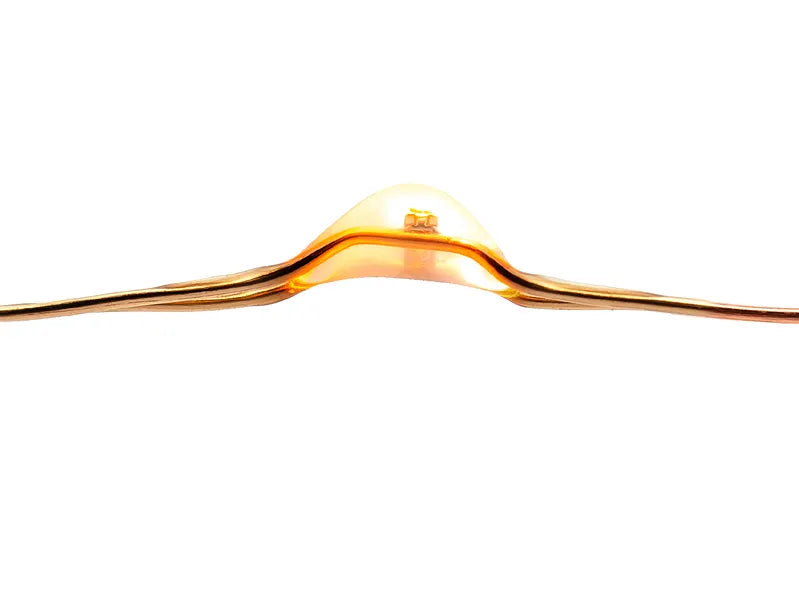 LED-Dekoleuchten, kupferfarben, 1,90m