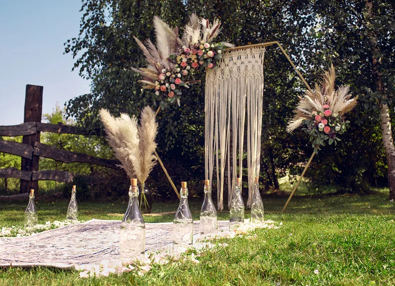 LED-Leuchten mit Flaschenkorken, warmweiß, 197cm