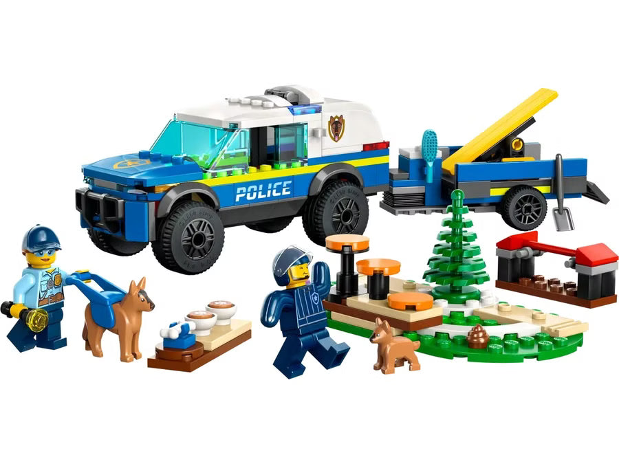LEGO® City Polizei 60369 - Mobiles Polizeihunde-Training (197 Teile)