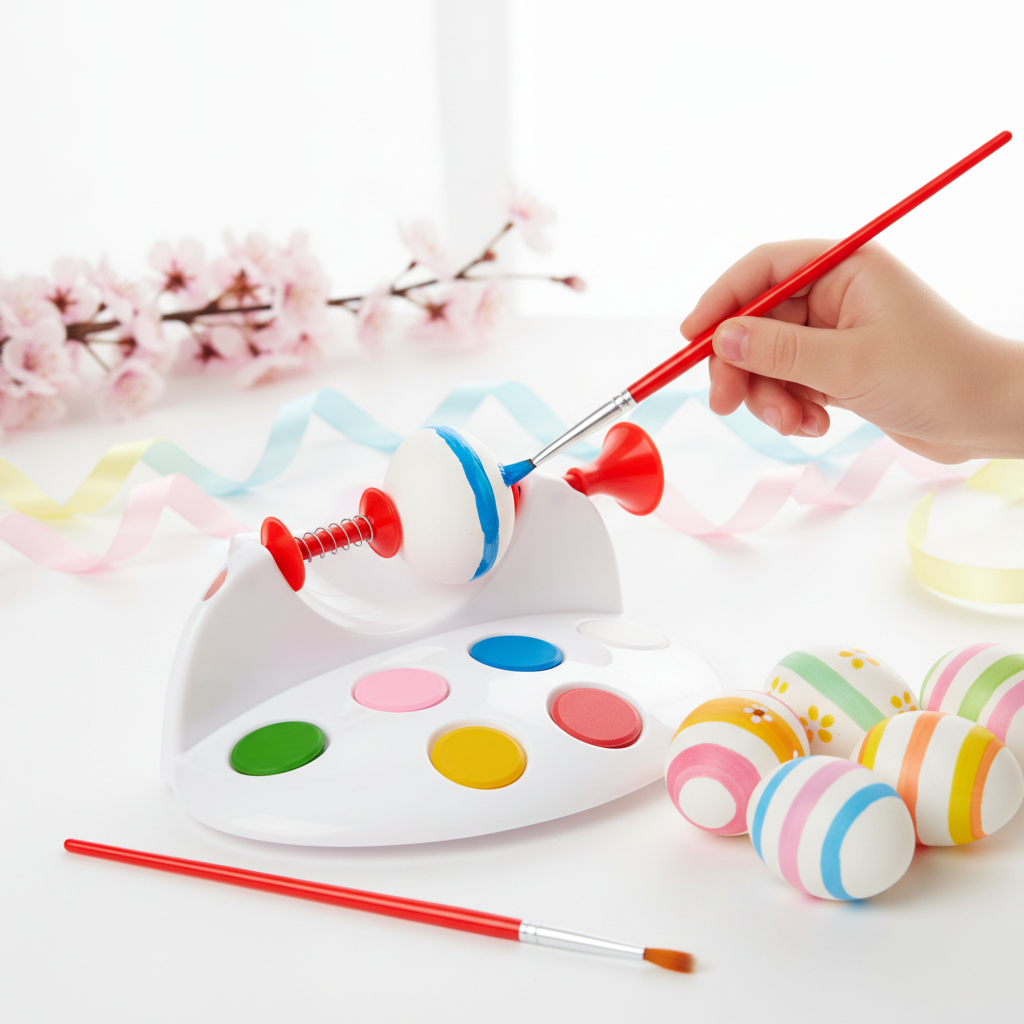 Easter egg decorating machine
