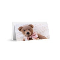 Minifaltkarte Teddybär - Avaloon Party-Deko-Geschenke