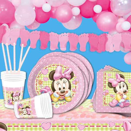 Minnie Maus Babyparty Deko-Set Mädchen - Avaloon Party-Deko-Geschenke