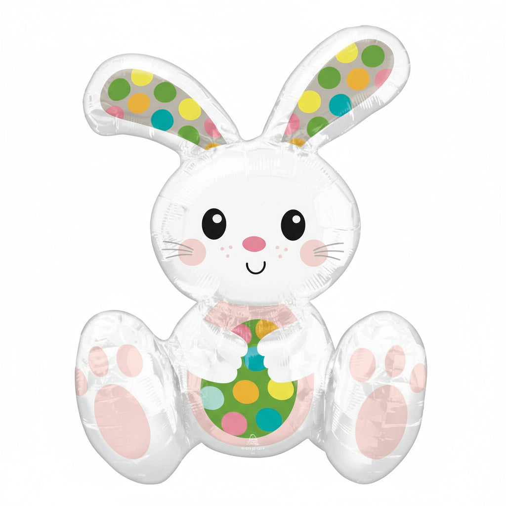 Folienballon Sitting Easter Bunny - Avaloon Party-Deko-Geschenke