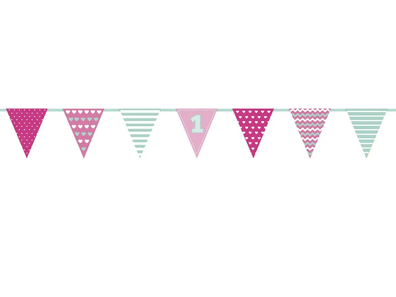 Papiergirlande 1. Geburtstag