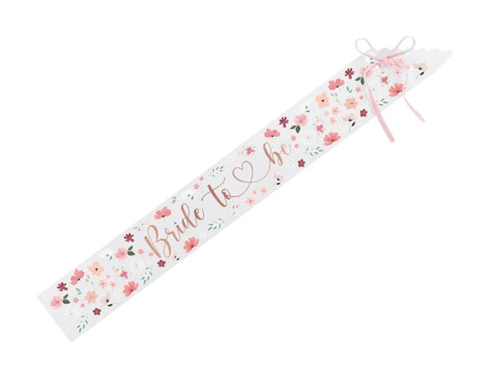 Papierschärpe Bride to be, Mix, 76cm - Avaloon Party-Deko-Geschenke