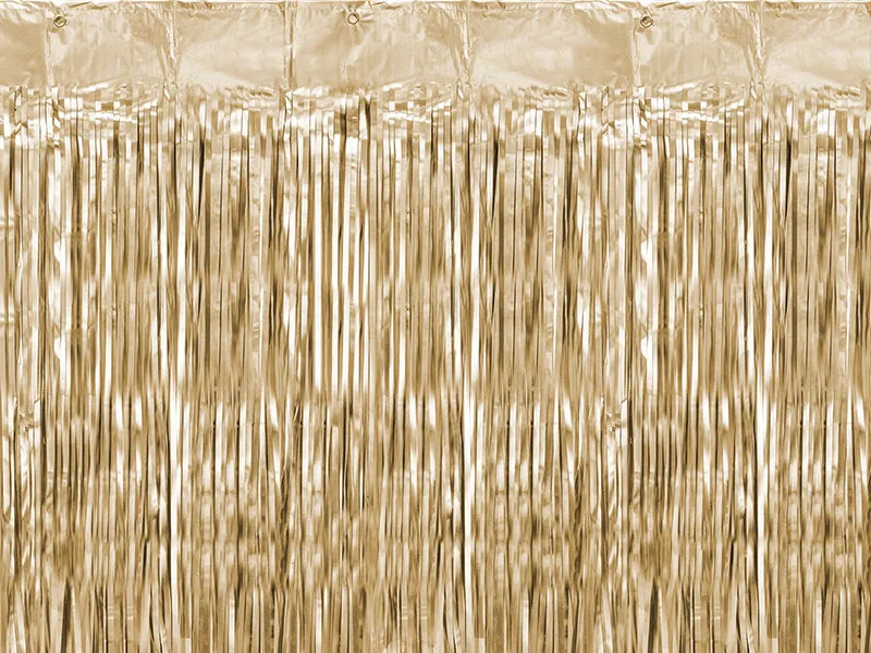 Partyvorhang, gold, 90x250cm