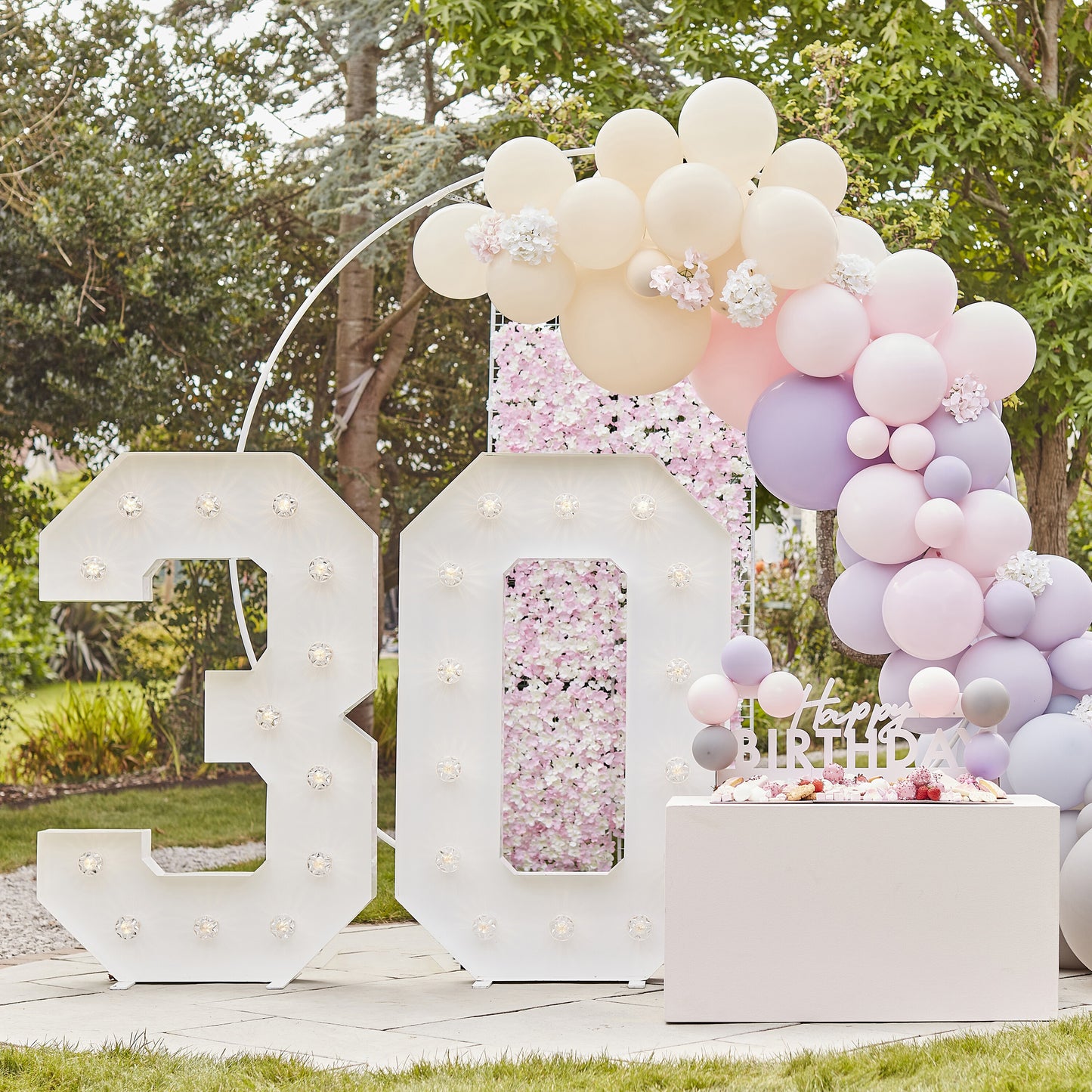Double Layered Happy Birthday Balloon Bundle 3 Stk