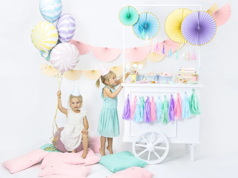 Quasten-Girlande, Mix - Avaloon Party-Deko-Geschenke