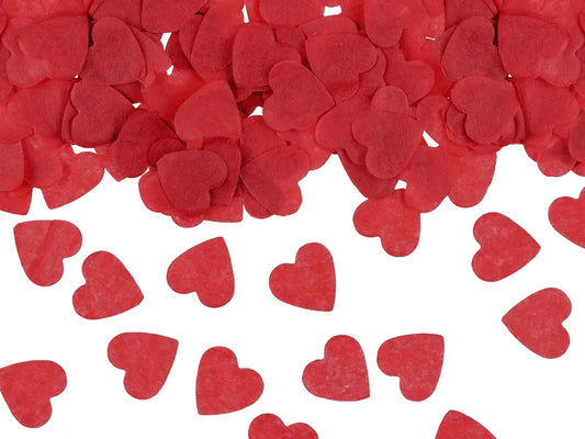 Rote Konfetti-Herzen 1,6x1,6 cm - Avaloon Party-Deko-Geschenke