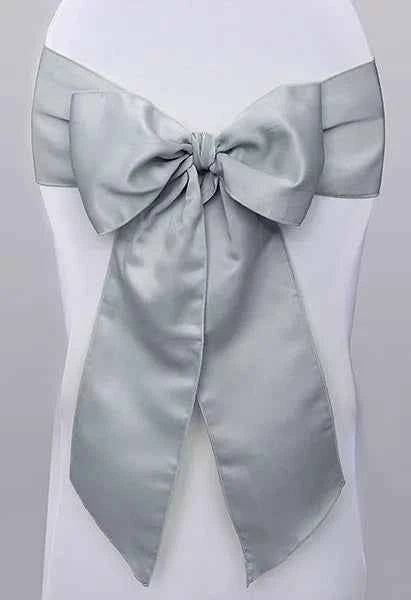 Schärpe für Stuhl, silber - Avaloon Party-Deko-Geschenke