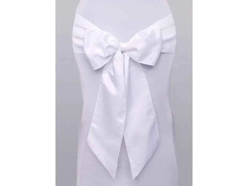 Schärpe für Stuhl, weiss