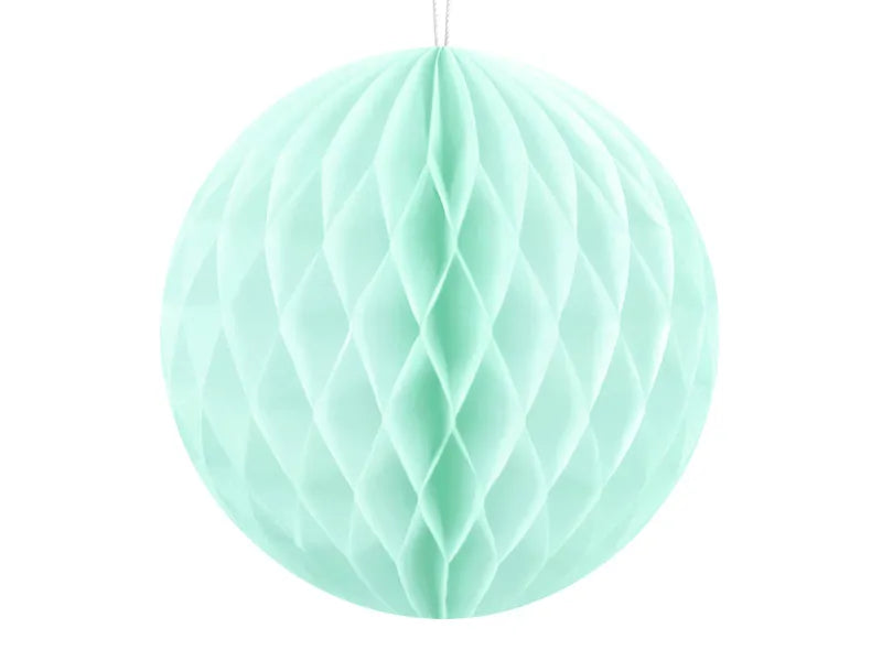 Seidenpapierkugel, hellmint, 10cm - Avaloon Party-Deko-Geschenke
