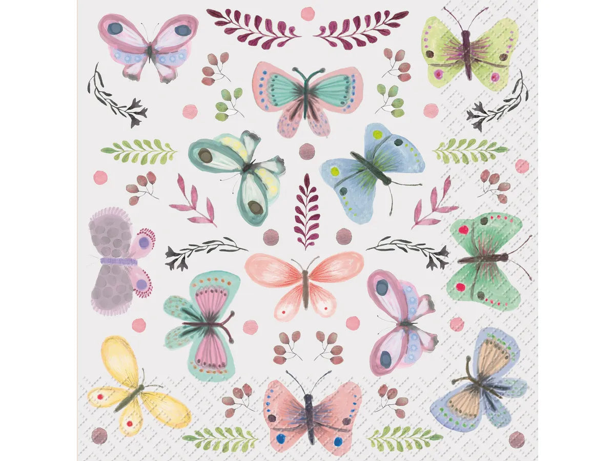 Servietten „Fiala“ 33x33cm weiss - Avaloon Party-Deko-Geschenke