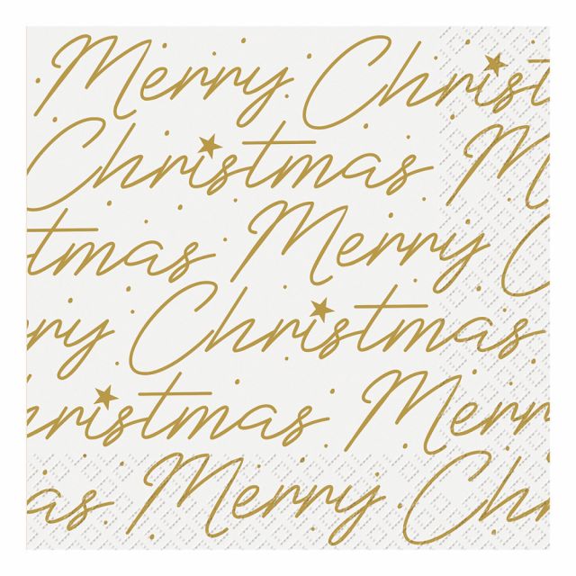 Servietten „Maestro“ 33x33cm gold - Avaloon Party-Deko-Geschenke