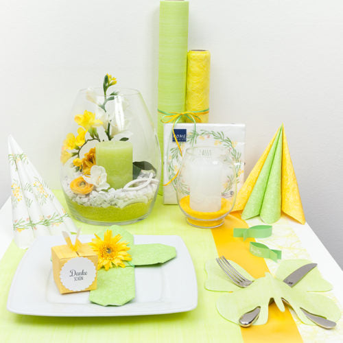 Servitten Butterfly green 38 cm × 38 cm - Avaloon Party-Deko-Geschenke